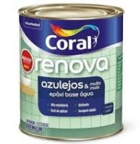 Tinta Epóxi Wandepoxy Base Água Acetinado Branco 900mL - Coral.