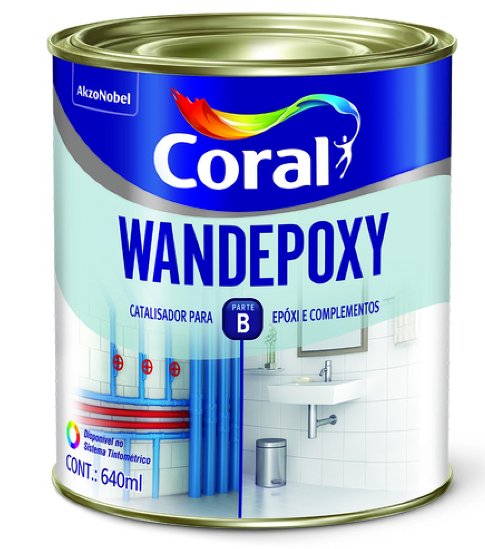 Catalisador Wandepoxy 900ml -  Coral.