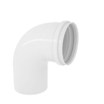 Curva 90° PVC Branco Curta 40mm - Tigre.