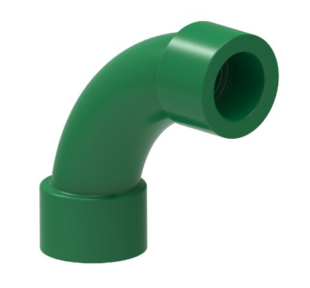 Curva 90° PPR Verde 32 mm - Tigre.