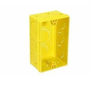 Caixa Luz Plástica Tigreflex Amarela 4 x 2"" - Tigre.