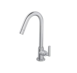 Torneira de Mesa Bica Alta Para Lavatório Izy Plus Cromada - Deca.