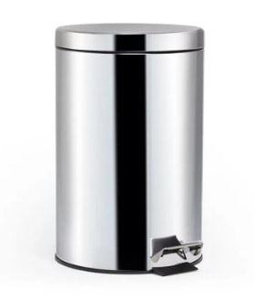 Lixeira Inox Com Pedal 12L HD-45763 Home - Decor.