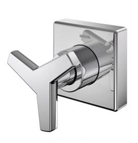 Acabamento para registro base Deca 1/2"", 3/4"" e 1"" DocolCity Cromado - Docol.