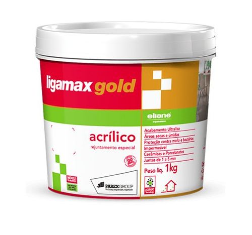 Rejunte Acrílico Branco 1kg - Eliane.