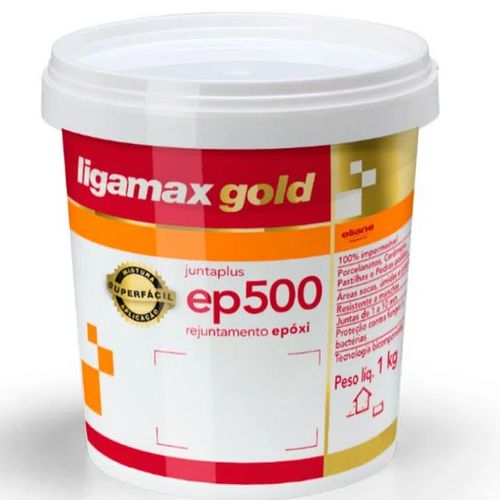 Rejunte Epóxi EP500 Branco 1kg -  Eliane.