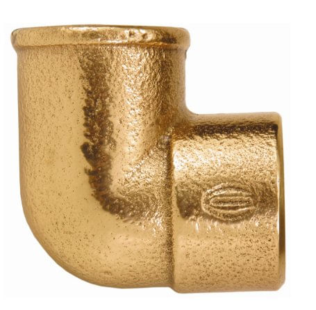 Cotovelo Bronze 22 mm x 1/2" - Eluma.