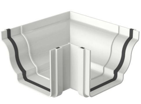 Esquadro Externo Aquapluv Style Branco 132 x 89mm - Tigre.