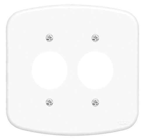 Placa 4"" x 4"" F55 Blanc - Fame.