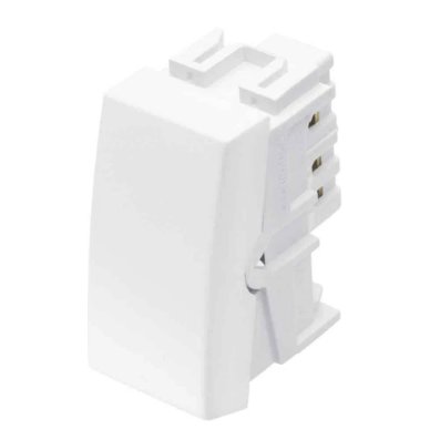 Módulo Interruptor Simples Habitat 10a 250v Branco- Fame.