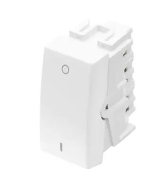 Módulo Interruptor Bipolar Simples Habitat 10a 250v Branco - Fame.