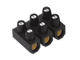 Conector 10mm² Múltiplo Barra com 3 Bornes para Condutor Elétrico - Fame.