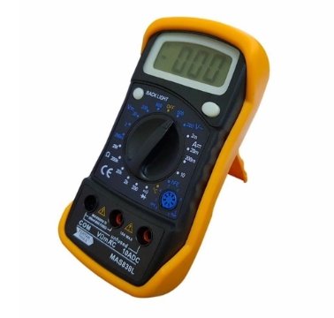 Multímetro Digital com Sensor de Temperatura - Fertak.