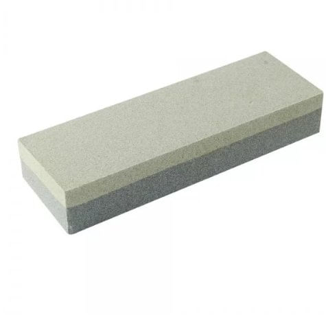 Pedra para Afiar Dupla Face Retangular 8" x 2" x 1" - Fertak.