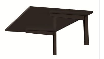 Mesa dobrável 60x35 Preto - Fico.