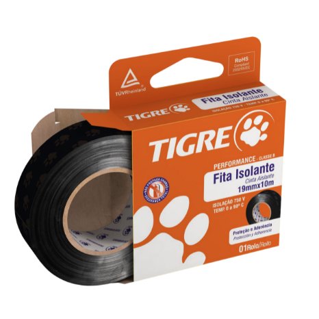 Fita Isolante Tigre Performance 19mm x 20m - Tigre.