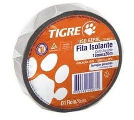 Fita Isolante Uso Geral 18mm x 20m - Tigre.