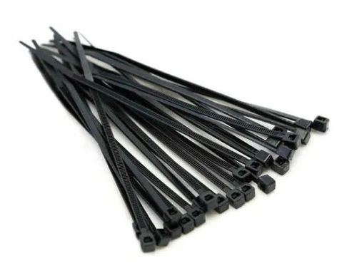 Abraçadeira 387x 7.6 com 100 Peças Preto - Frontec.