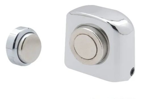 Prendedor de Porta Magnético 0315 Zamak Cromado - Imab.