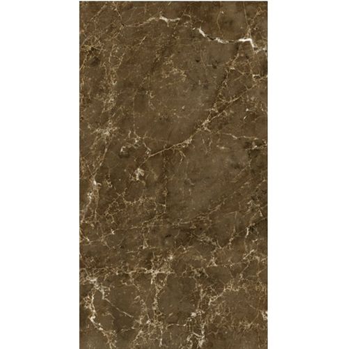 Porcelanato Polido Retificado Marmo Imperatore 52x105cm Marrom - Incesa.