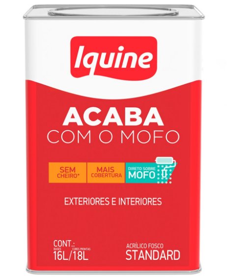 Tinta Acrílica Diacryl Fosco Branco Gelo 18L - Iquine.