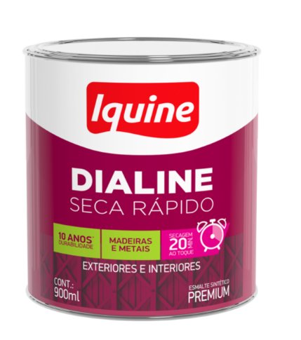 Tinta Esmalte Sintético Dialine Secagem  Rápida Brilhante Azul Celeste 3,6 L - Iquine.