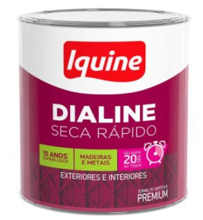 Tinta Esmalte Brilhante Dialine Secagem Rápida Premium Verde Folha 112,5ml - Iquine.