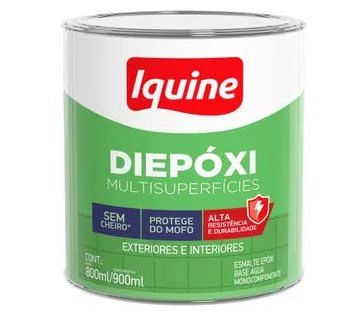 Tinta Diepóxi Base Água Brano Neve 900ml - Iquine.