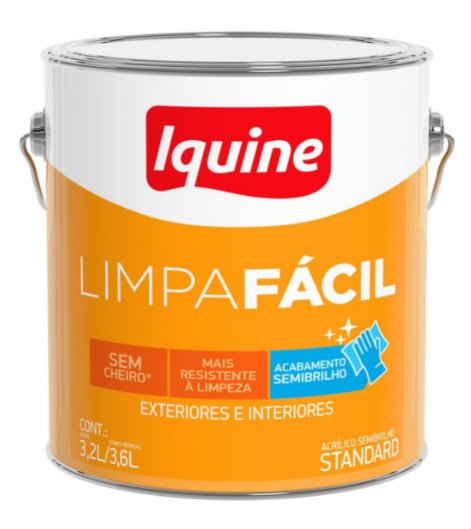 Tinta Limpa Fácil Base 3,2L - Iquine.