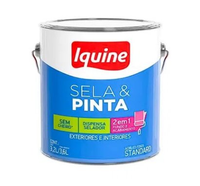 Tinta Látex Fosco Diatex Pinta Mais Econômica Canjica 3,6L Iquine.