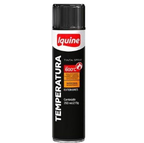 Tinta Spray Alta Temperatura Alumínio 350ML - Iquine.