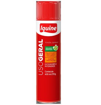 Tinta Spray Uso Geral Dourado 400ml - Iquine.