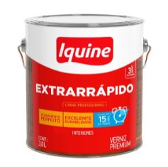 Verniz Extrarrápido Alto Brilho Cerejeira 900ml - Iquine.