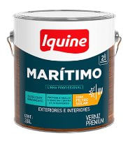 Verniz Marítimo Fosco Incolor 3,6L - Iquine.