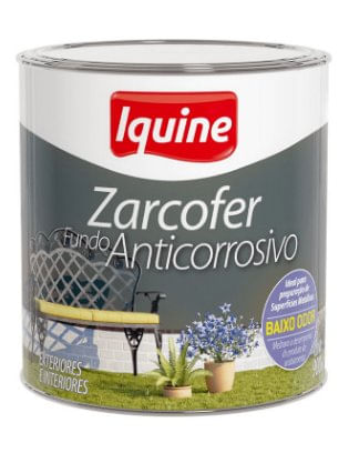 Fundo Anticorrosivo Zarcofer Índigo Cinza 0,9L - Iquine.