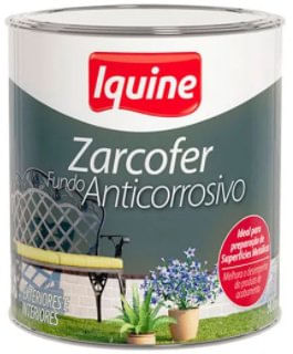 Fundo Anticorrosivo Zarcofer Indigo Cinza 3,6 L - Iquine.