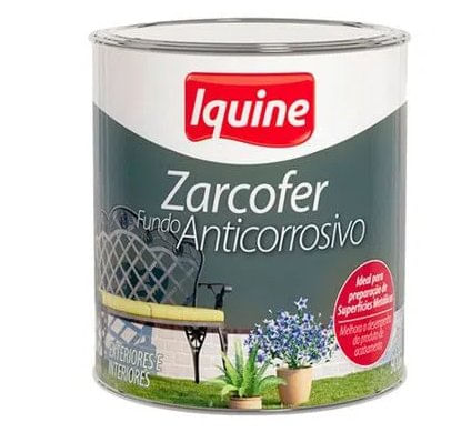 Fundo Anticorrosivo Zarcofer Indigo Óxido 900ml - Iquine.