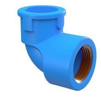 Joelho 90º Soldável Azul com Bucha de Latão PVC 25mm x 3/4"" - Tigre.