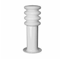 Luminária Balizador de Jardim Contemporâneo Marte Pa1030 em Alumínio Branco 30cm - L-Ideal.