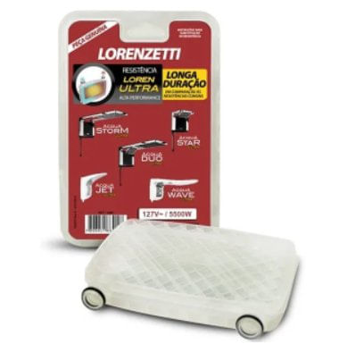 Resistência para Chuveiro Acqua Ultra 3065 5500W 127V - Lorenzetti.