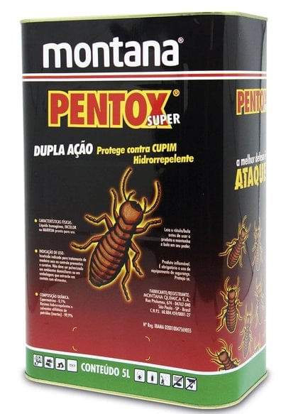 Cupinicida Pentox Super Incolor 5L - Montana.