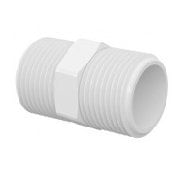 Níple Roscável de PVC Branco 3/4"" - Tigre.