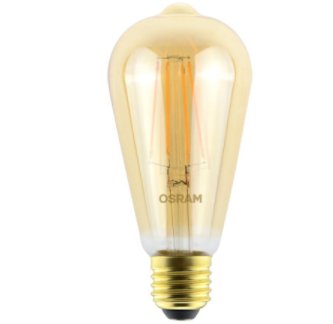 Lâmpada Led Vintage Edison 4,5W 2500K E27 - Osram.