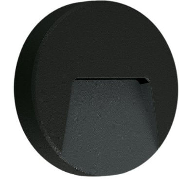 Decoled Round Black Circular 3W GU10 - Osram.