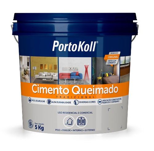 Cimento Queimado Mineral Balde 5kg – PortoKoll.