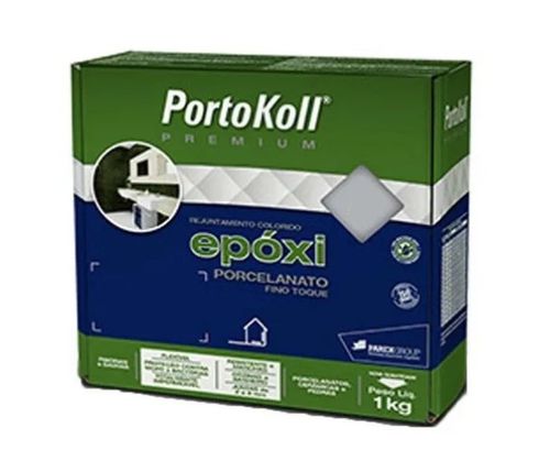 Rejunte Epóxi Palha 1Kg - Portokoll.