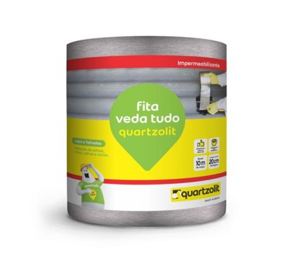 Fita Veda Tudo Alumínio Sleeve 20cm - Quartzolit.