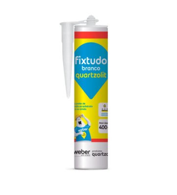 Fixtudo 400g Branco -  Quartzolit.