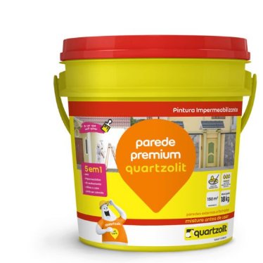 Impermeabilizante Parede Premium 18kg - Quartzolit.