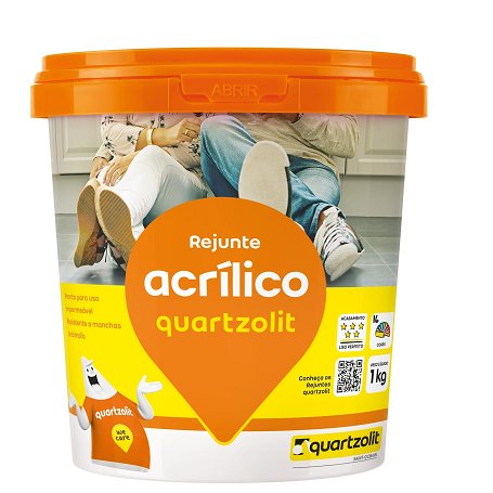 Rejunte Acrílico Branco 1kg - Quartzolit.